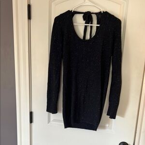 Elegant Black Knit Dress